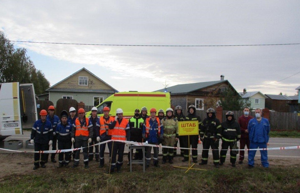 Специалисты Газпром газораспределение Вологда отработали действия в условиях аварийной ситуации