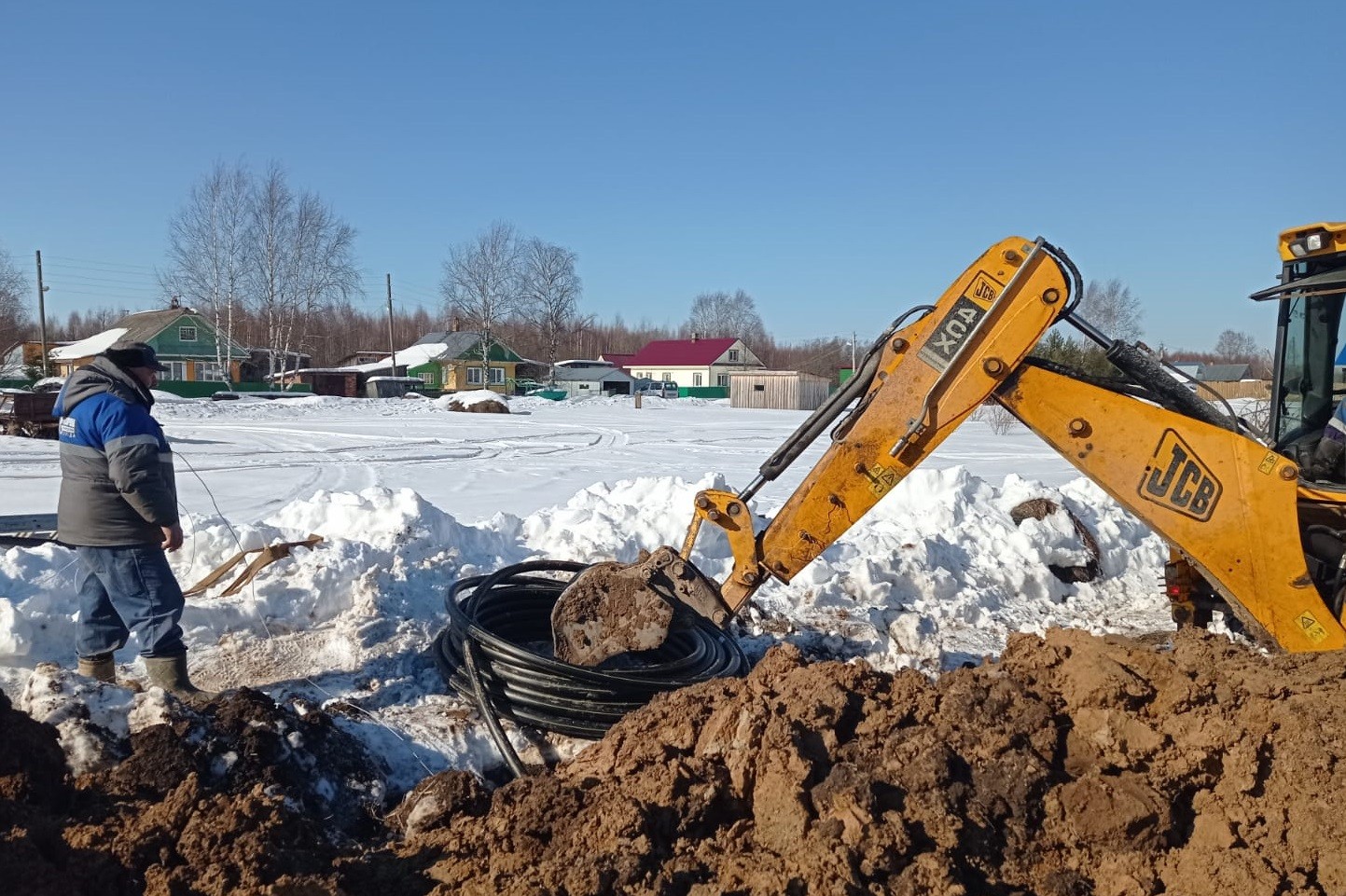 В Соколе в рамках догазификации подключены первые дома