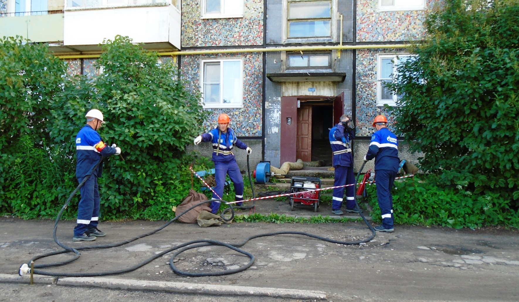 Сотрудники «Газпром газораспределение Вологда» провели учения по ликвидации аварии