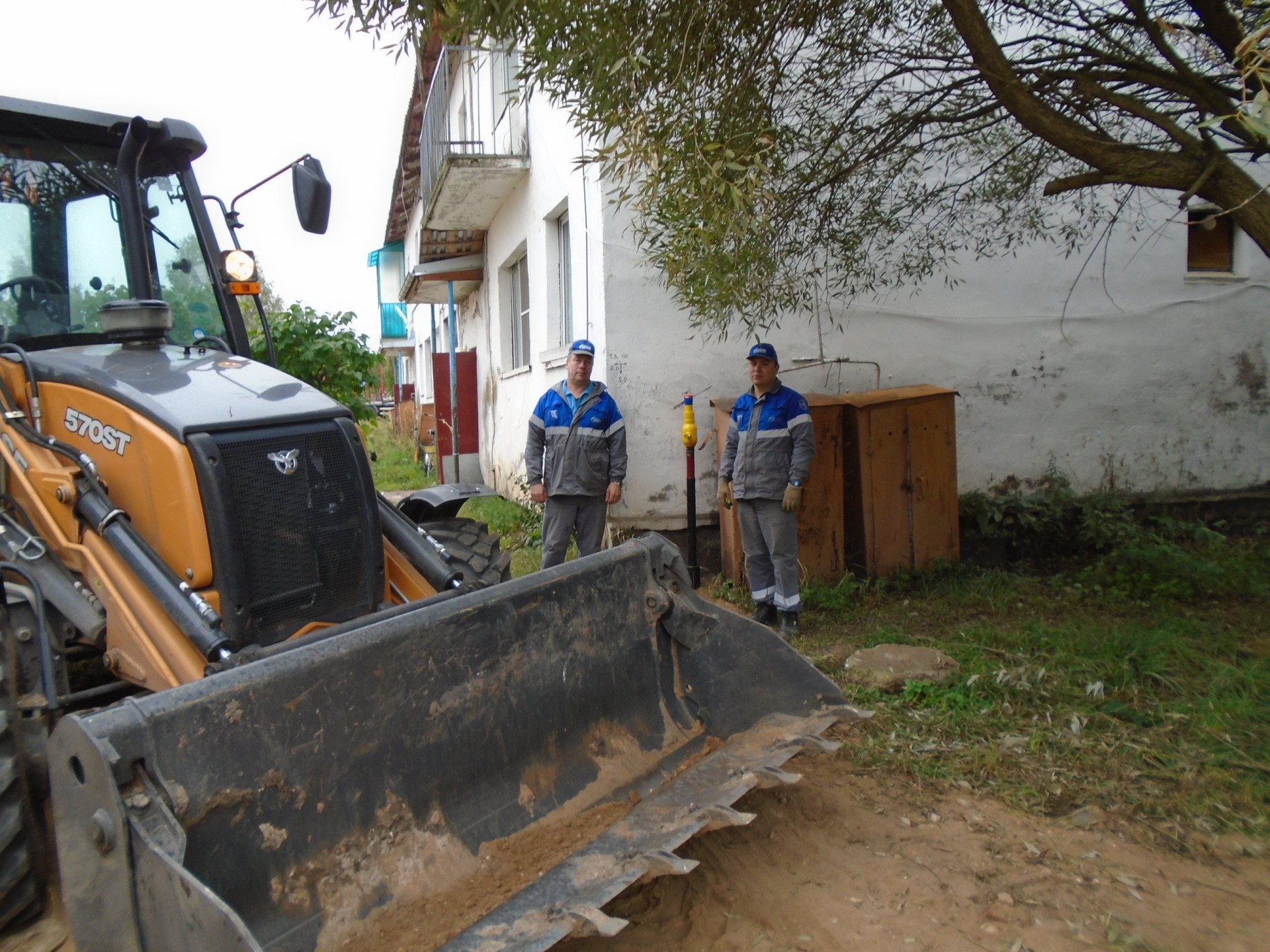 «Газпром газораспределение Вологда» газифицирует многоквартирный дом в Чагодощенском районе