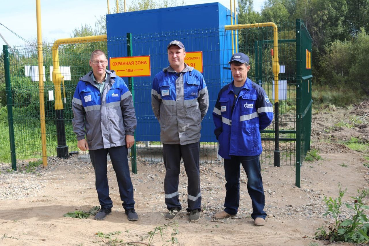 В деревне Канское Вологодской области газифицированы первые домовладения