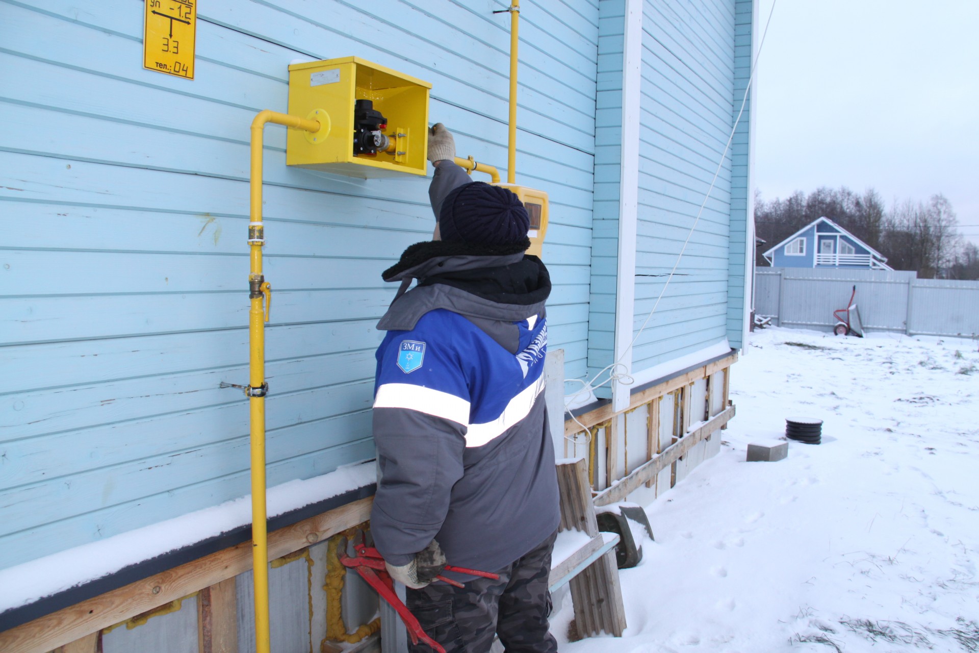 В Вологодской области построены сети для догазификации деревни Родионцево