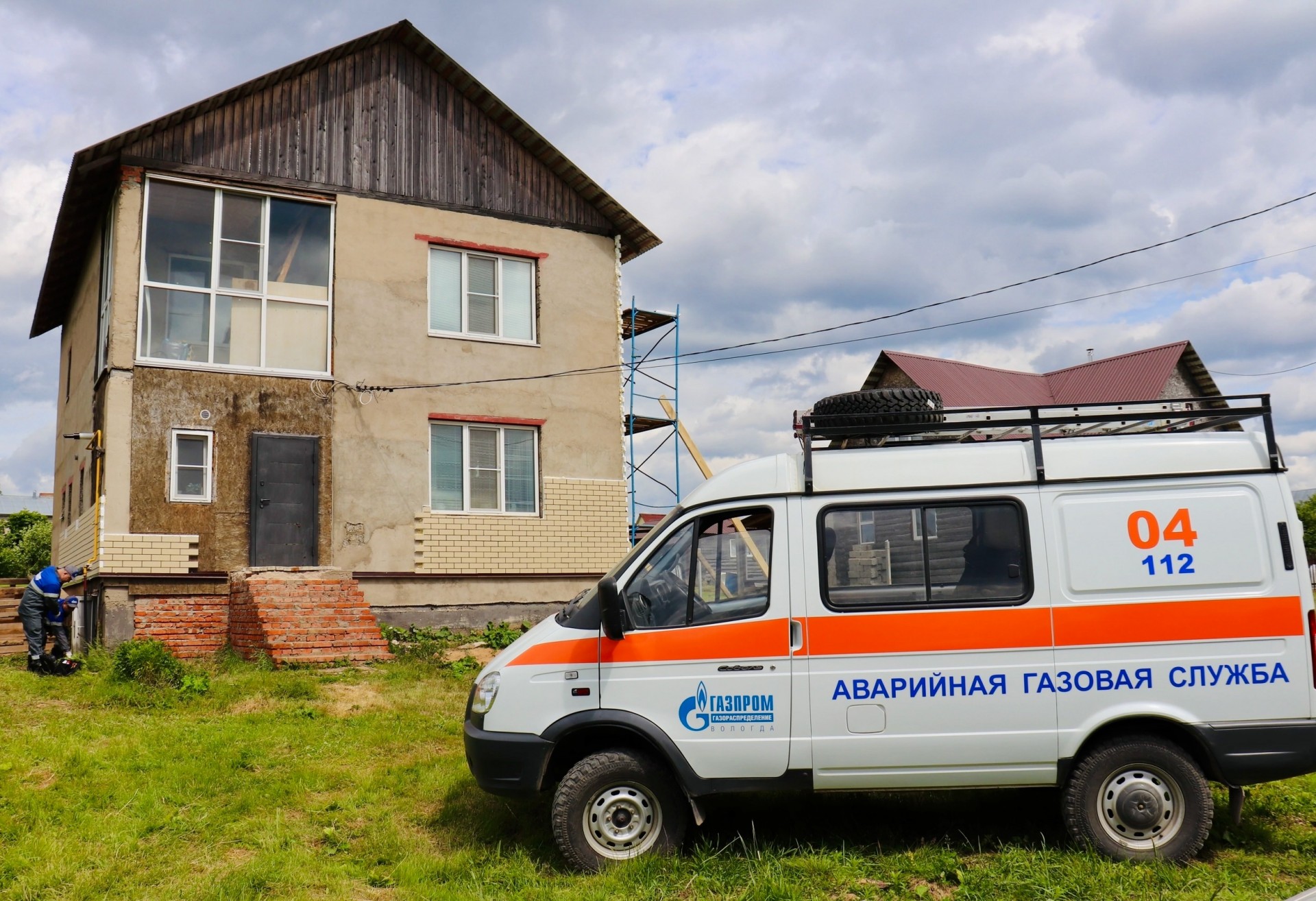 В Вологодской области дом участника СВО подключили к газу