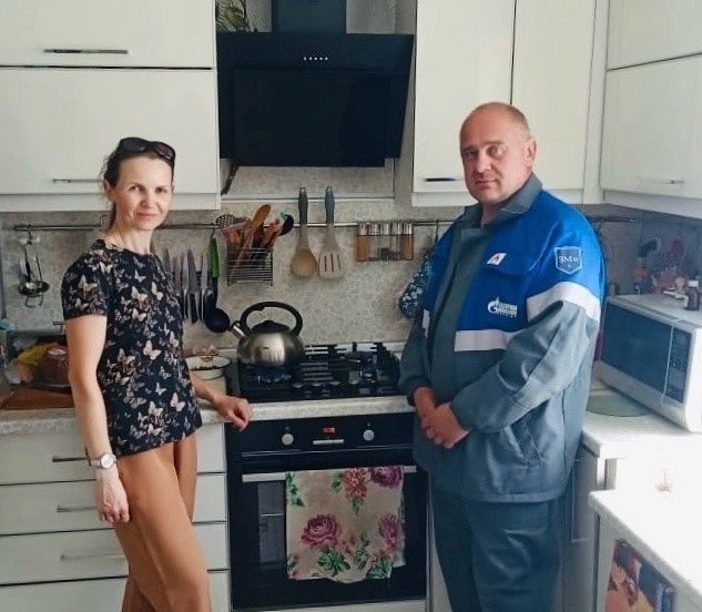 В Белозерске Вологодской области газифицирован дом многодетной семьи