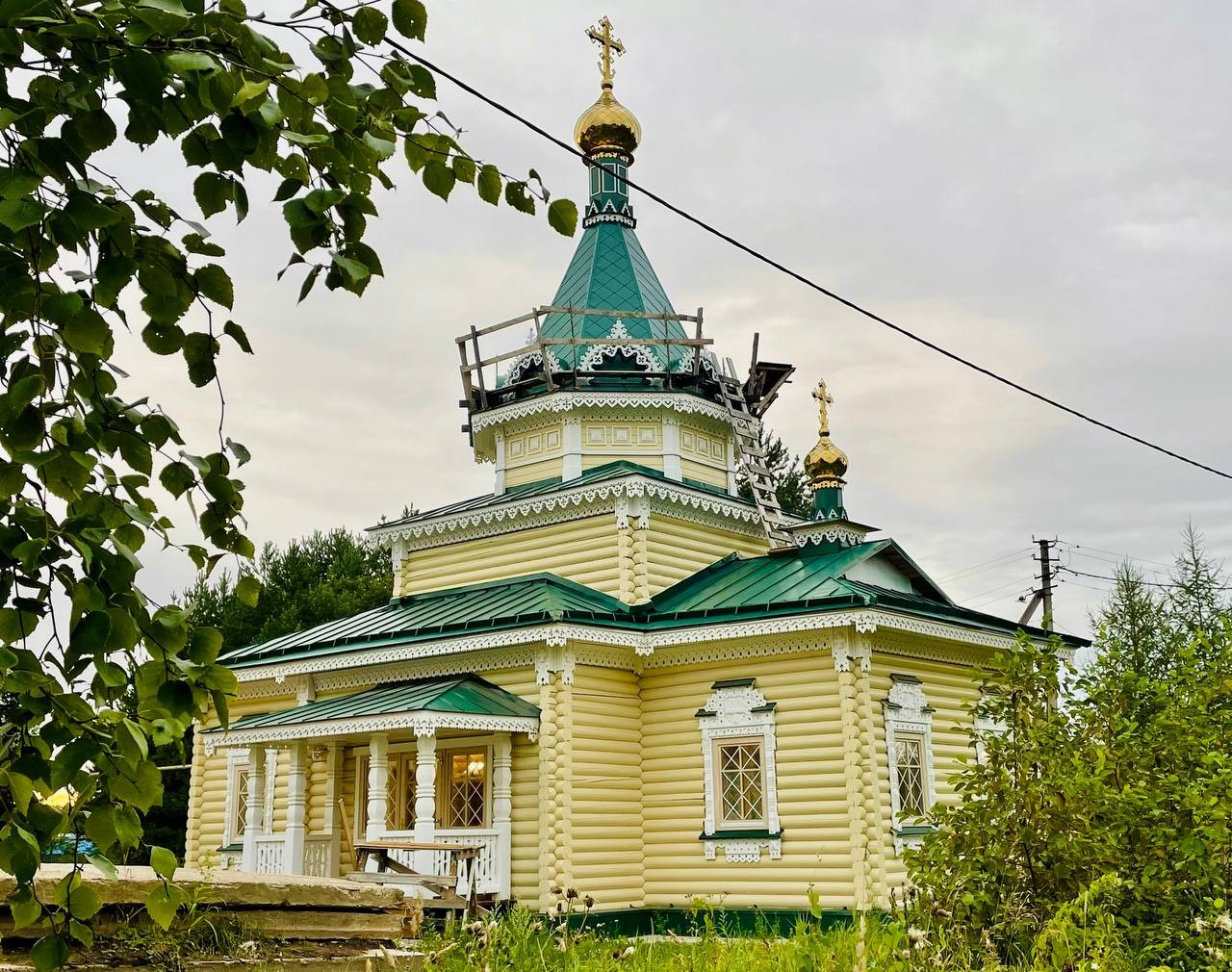 В поселке Бушуиха Вологодской области газифицирован храм