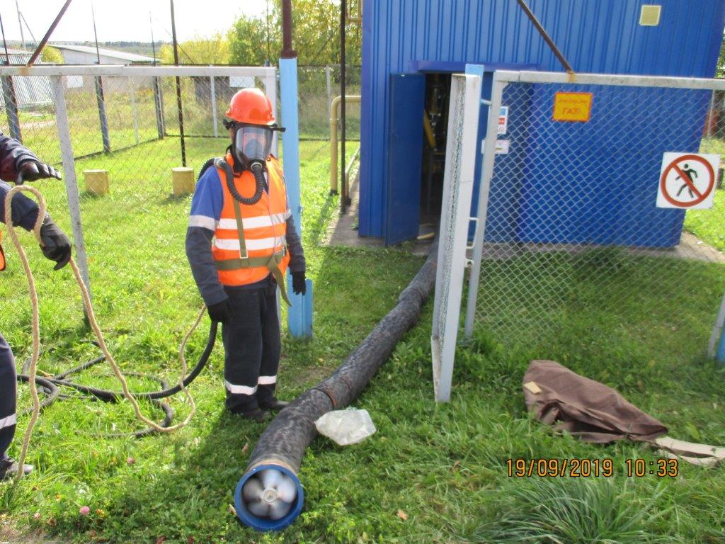 Специалисты АО «Газпром газораспределение Вологда» отработали действия в условиях аварийной ситуации