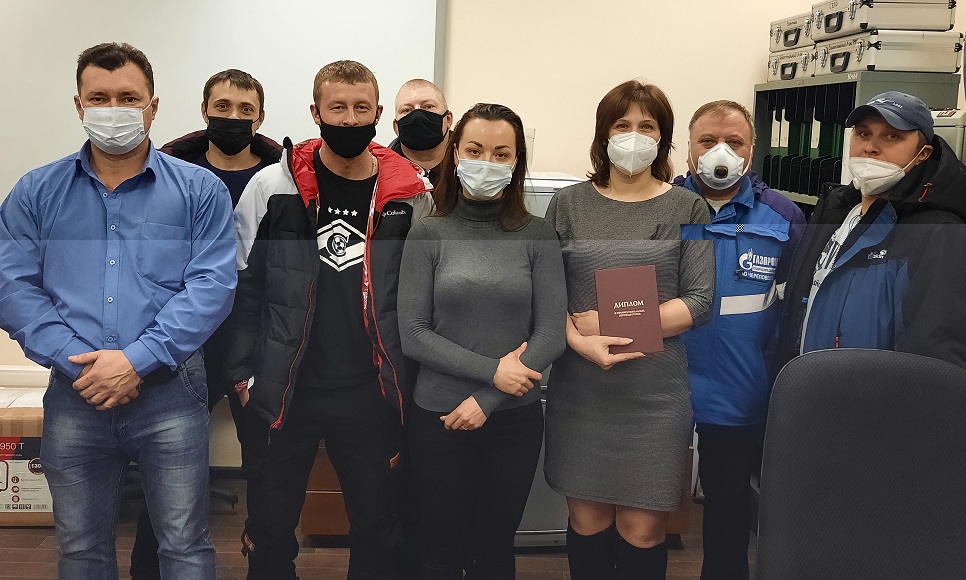 Специалисты АО «Газпром газораспределение Вологда» прошли обучение по программе «Теплогазоснабжение»