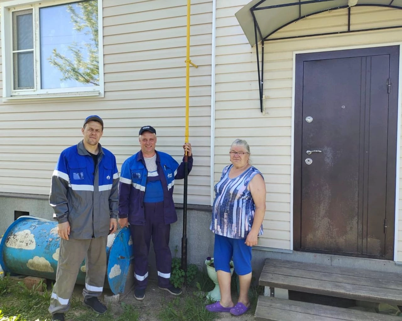 В Вологодской области газифицирована деревня Макарьино