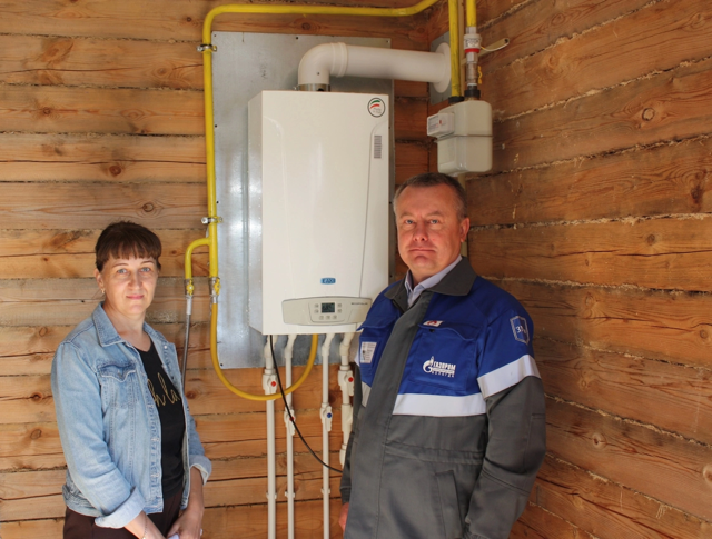 В строящийся дом семьи участника СВО в Великом Устюге подведен газ