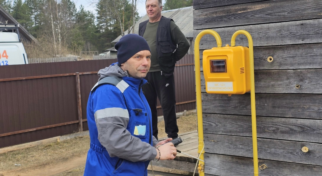 В Вологодской области газифицирована деревня Ерохово